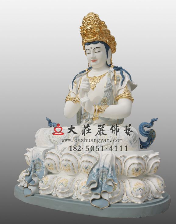 五方佛之毗盧遮那佛彩繪佛像 五方佛之毗盧遮那佛彩繪佛像